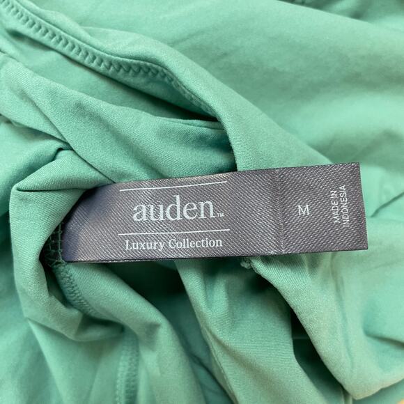 Auden Women's Luxury Collection 4-Way Stretch Long Sleeve Bodysuit Tidal Flow M - Picture 6 of 7